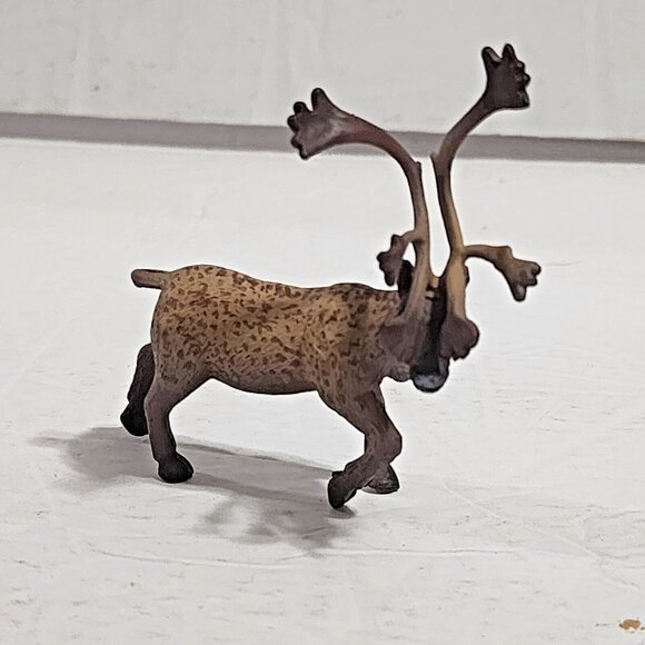 Terra by Battat Elk Reindeer Caribou Antlers Figure 3" Realistic Toy - Picture 1 of 5